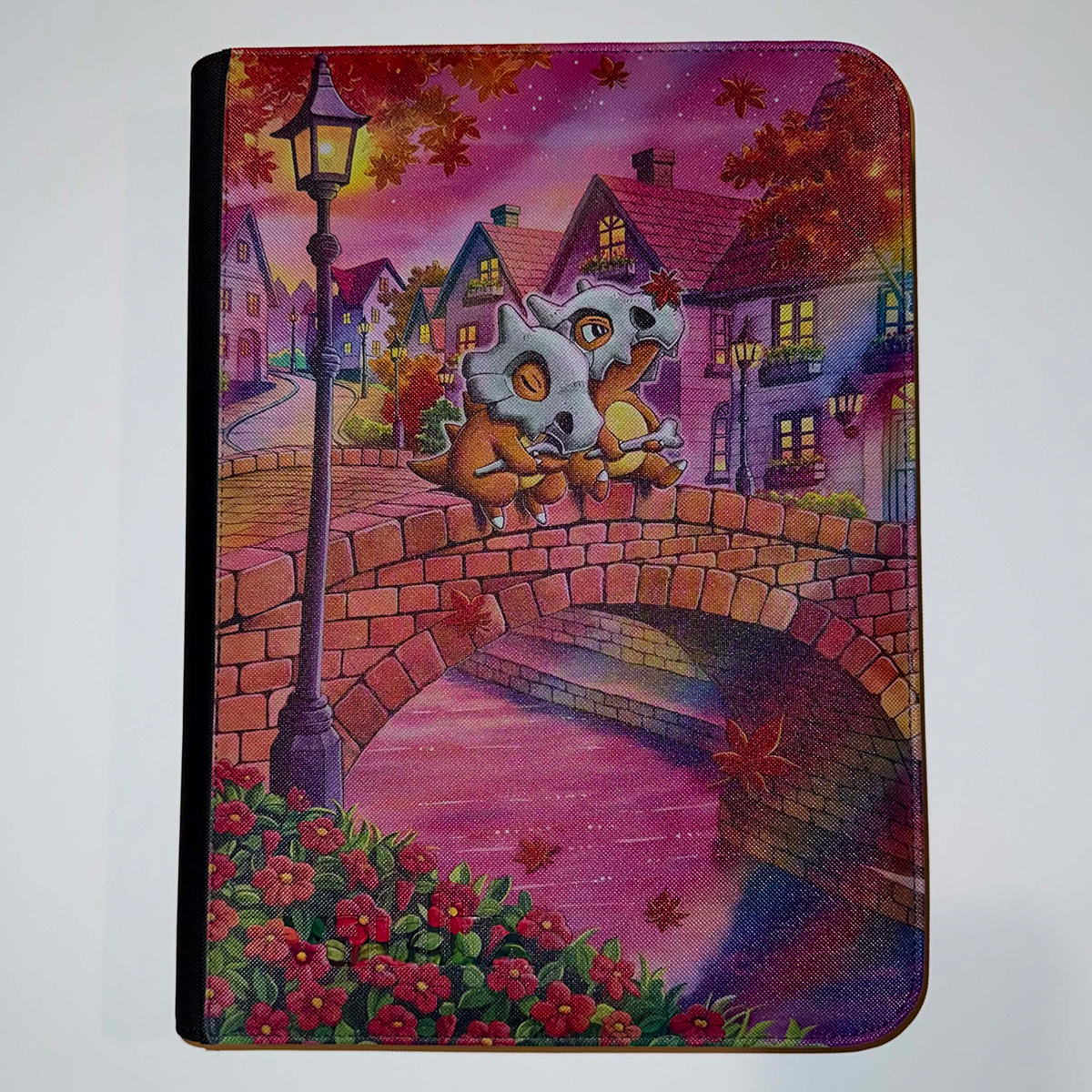 TCG Bound VaultX zip binder UV printed with Cubone Art Rare Chinese exclusive Gem Pack Vol 3 Pokemon card