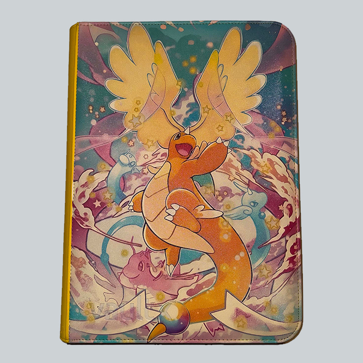 TCG Bound VaultX zip binder UV printed with Mega Dragonite ex Special Illustration Rare 290 217 Ascended Heroes Pokemon card