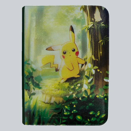 TCG Bound VaultX zip binder UV printed with Pikachu ex Special Illustration Rare 276 217 Ascended Heroes Pokemon card